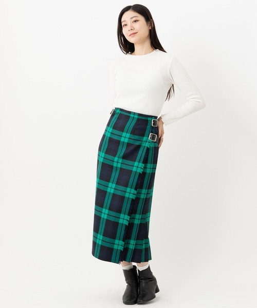 クリーニング済みO'NEIL OF DUBLIN ウール100% ロング83cm O'NEIL of DUBLIN（オニールオブダブリン） ロングスカート