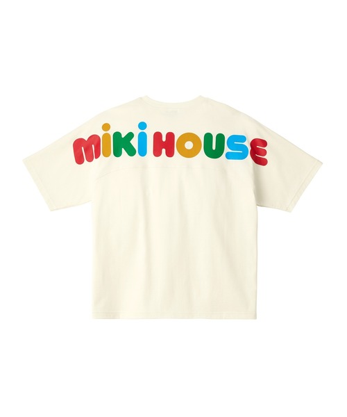 【大人用新品！】ミキハウス　バックロゴ半袖Tシャツ　大人用　M バックロゴ半袖Tシャツ（大人用） – ミキハウスオフィシャルサイト