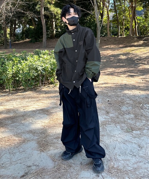 ワイドパンツ パンツ サス付きイージーパンツ 2Way メンズ レディース