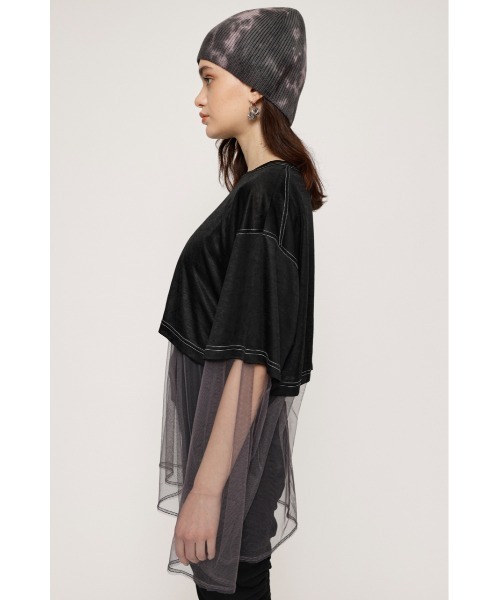 SLY tシャツ SHEER BIG T SET シアー ビッグT セットオーバーサイズ