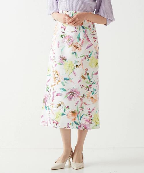 Tiara スカート 花と羽タイトスカート : ZOZOTOWN Yahoo!店