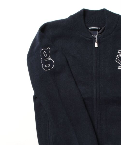 ジャケット ブルゾン 「ZOY」WOMENS KARL KARL ニットブルゾン 防風 