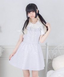 最終値下✨マーリエルカセット✨ パールジャガードワンピース　大きいサイズ セール】【大きいサイズ】フラワージャガードワンピース