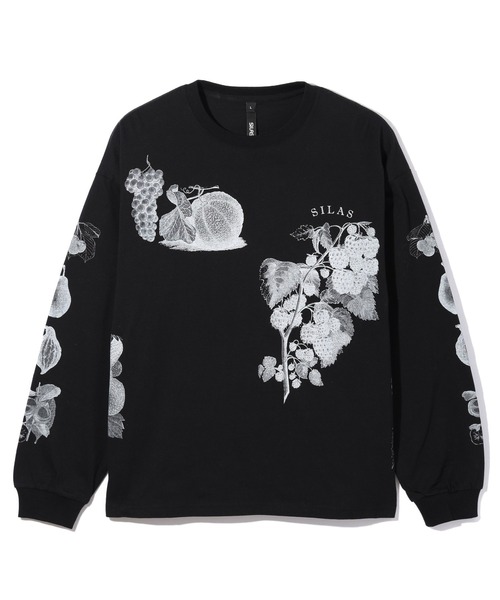 【４枚セット】サイラスSILASカラーブロック Tシャツ Lサイズ SILAS tシャツ FRUITS PRINT WIDE L/S TEE メンズ レディース