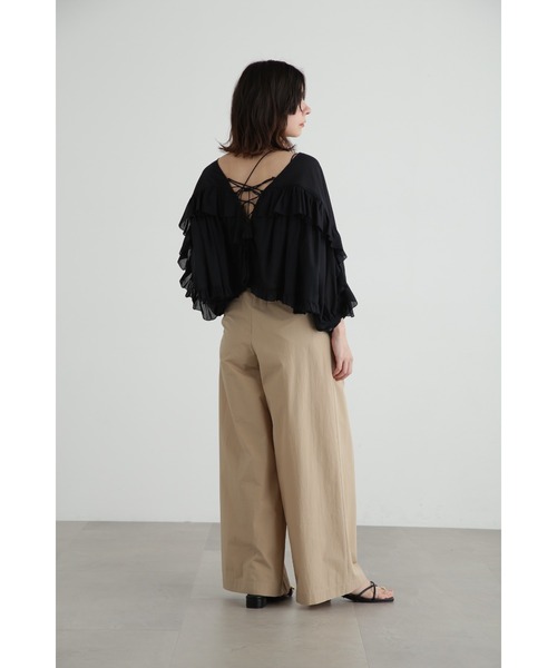 JILL STUART ブラウス シャツ インド強撚コットンボイルブラウス