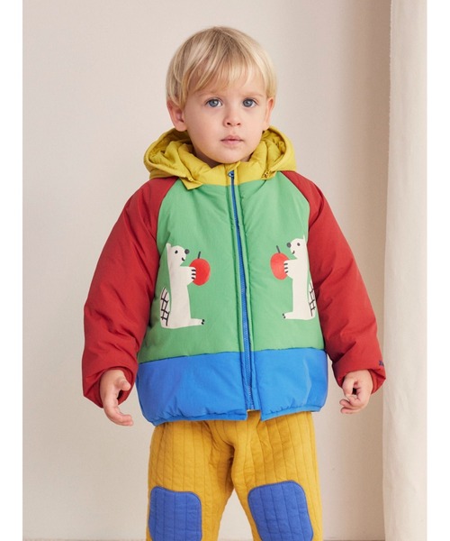 BOBO CHOSES アウター　2〜3y Reversible parka in green - Bobo Choses | Mytheresa