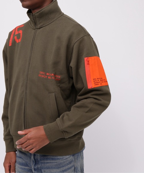 トレーナー スウェット 「WEB＆DEPOT限定」REMODEL DESIGN STAND ZIP SWEAT / リモデル デザイン スタンドジップ | AVIREX | 19