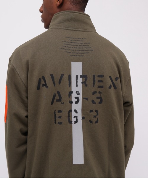 トレーナー スウェット 「WEB＆DEPOT限定」REMODEL DESIGN STAND ZIP SWEAT / リモデル デザイン スタンドジップ | AVIREX | 22
