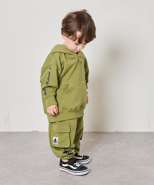 未使用！　x-large kids スウェット　パーカー　フード　トレーナー XLARGE KIDS エクストララージ キッズ ラインリブゴリラ