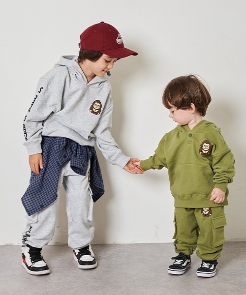 未使用！　x-large kids スウェット　パーカー　フード　トレーナー XLARGE KIDS パーカー スランテッドOGゴリラパーカー キッズ
