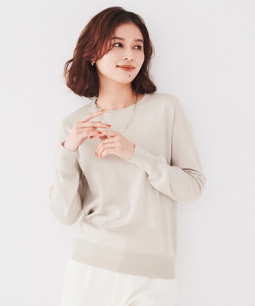 UNTITLED ニット セーター 「アンサンブル可能/8色展開」ウール