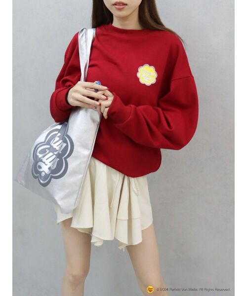 tシャツ 「EVRIS×Chupa Chups」ワンポイントトレーナー レディース