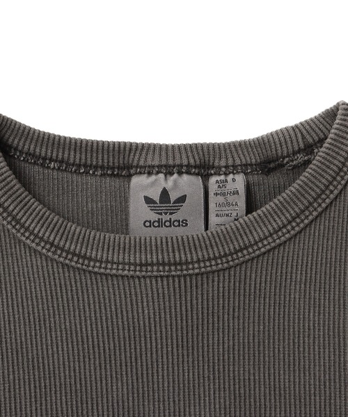 tシャツ ショートスリーブリブトップス レディース adidas tシャツ RIB SS TOP / アディダス リブ ショート