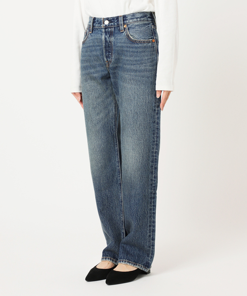 RE/DONE Levi's ハイウエストデニムパンツ RE/DONE x Levi's | The 90s Jean in Indigo
