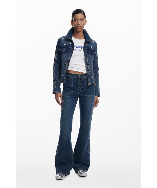 Desigual Gジャン Desigual デニムジャケット gジャン DENIMTACHAS レディース