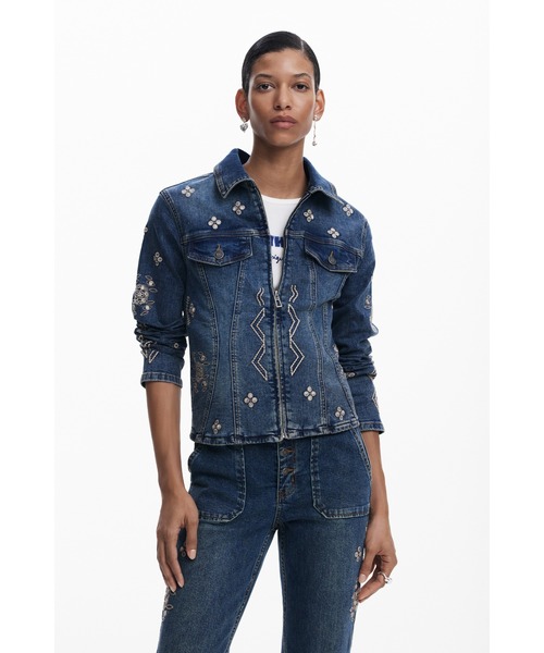 Desigual Gジャン Desigual デニムジャケット gジャン DENIMTACHAS レディース