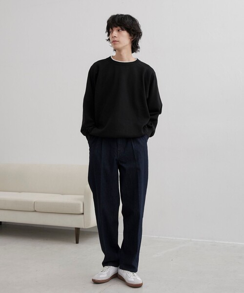 coen（コーエン） ワイドパンツ ジーンズ 「C.DENIMS」デニムタック