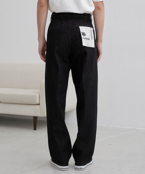 coen（コーエン） ワイドパンツ ジーンズ 「C.DENIMS」デニムタック