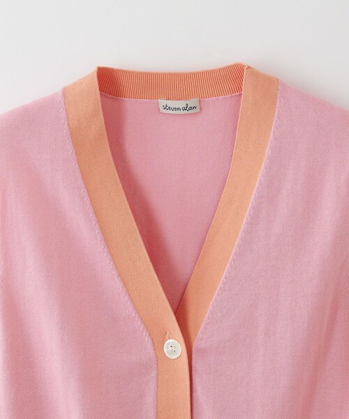 新品　blacker by stevenalan ベストジレ STEVEN ALAN ベスト ジレ 「Steven Alan」バイカラー ニット