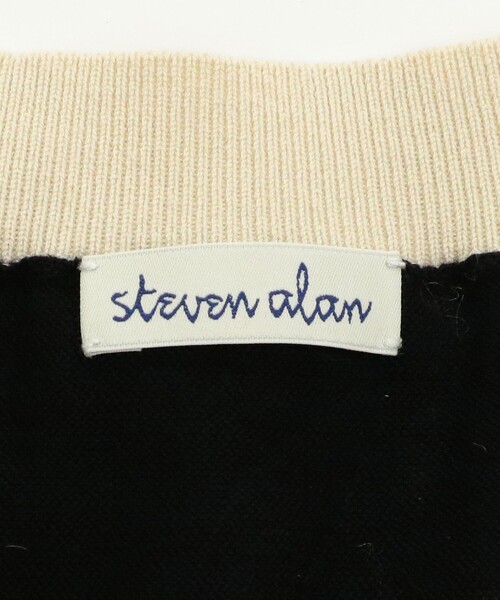 STEVEN ALAN ベスト ジレ 「Steven Alan」バイカラー ニット