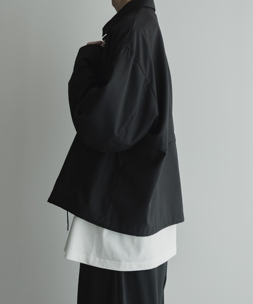 remer コート ジャケット loose shadow check short jacket