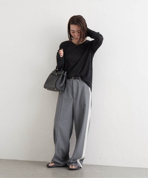 JOURNAL STANDARD tシャツ 「追加」クルーネックシアーロングT