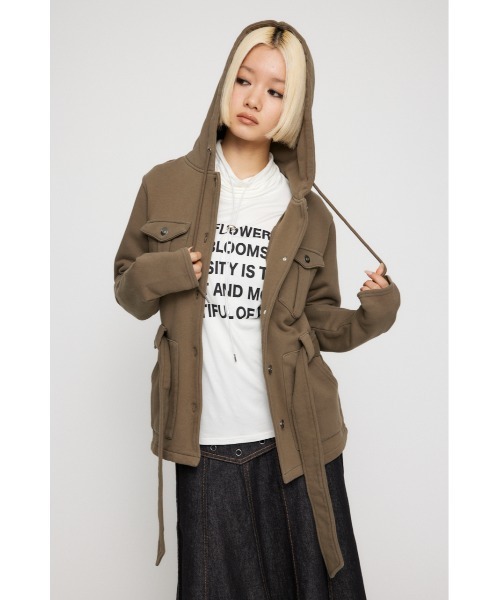 LAGUA GEM コート アウター HOODIE SWEAT ジャケット レディース
