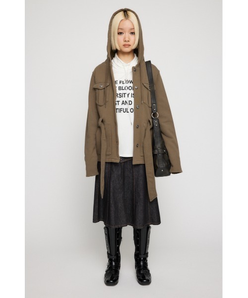 LAGUA GEM コート アウター HOODIE SWEAT ジャケット レディース