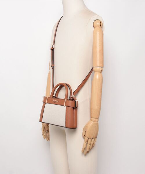 訳ありGUESS LAゲスUS限定miniサッチェルショルダーバッグ CERELIA Mini Shoulder Satchel ショルダーバッグ サッチェル | GUESS