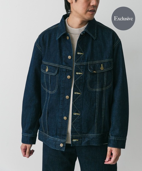 Lee デニムジャケット 濃紺 Yahoo!オークション - 【美品】濃紺 Lee リー デニムジャケット