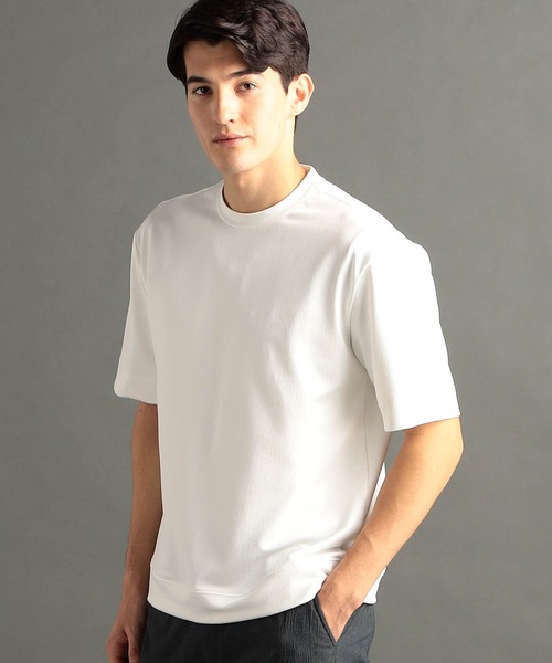 MONSIEUR NICOLE（ムッシュニコル） tシャツ メランジジャカード