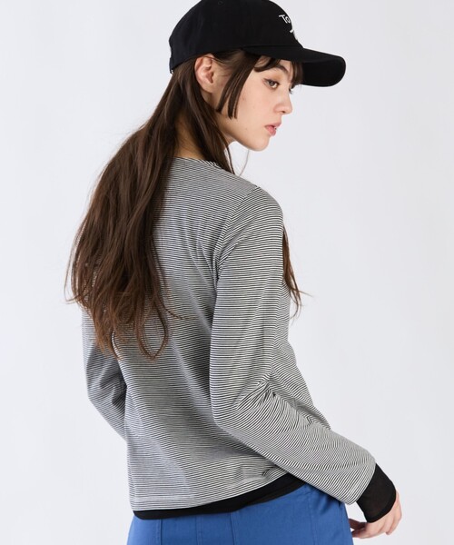 ☆新品☆アニエスべー ボーダーロングスリーブＴシャツ　２ To b. by agnes tシャツ ボーダーロングスリーブTシャツ レディース