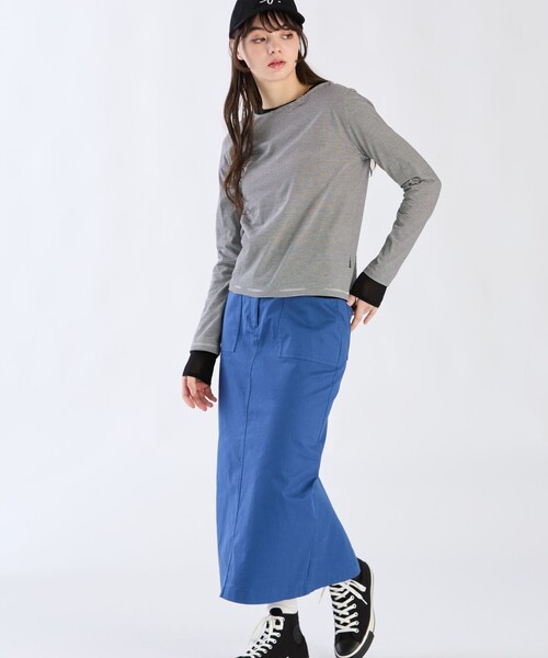 ☆新品☆アニエスべー ボーダーロングスリーブＴシャツ　２ アニエスベー agnes b. 日本製 コットンボーダーロングスリーブTシャツ