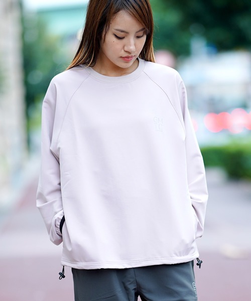 THE MILES tシャツ GYMTEC 4WAYストレッチワークアウト長袖ピステ