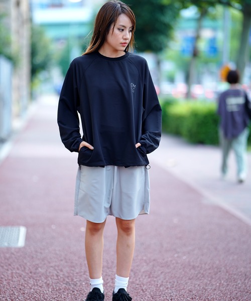 THE MILES tシャツ GYMTEC 4WAYストレッチワークアウト長袖ピステ