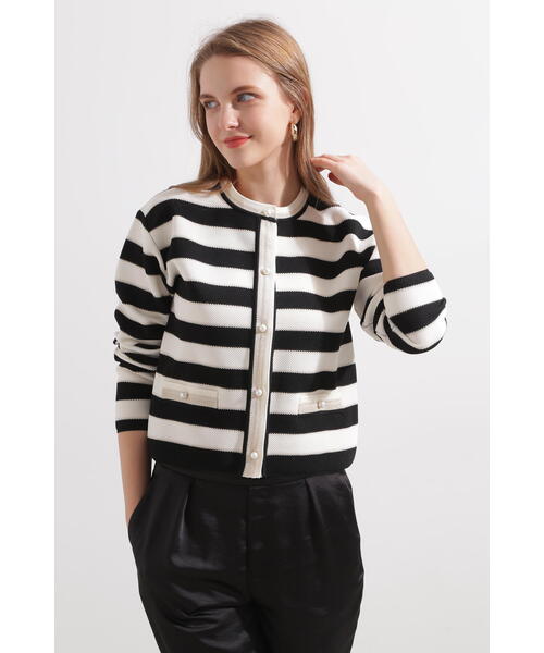 PINKY&DIANNE（ピンキー アンド ダイアン） カーディガン ボーダー