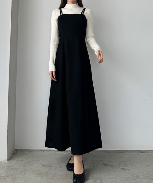 「Louere」 サロペットスカート LARGE グレー レディース_画像5