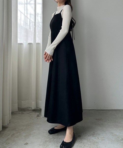 「Louere」 サロペットスカート LARGE グレー レディース_画像7