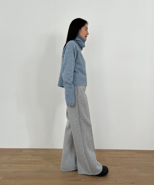 「Didot.showroom」 タートルネックニット FREE ブラウン レディース_画像6