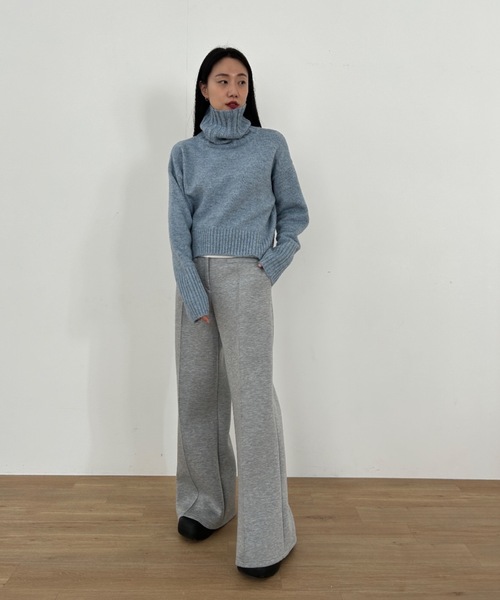 「Didot.showroom」 タートルネックニット FREE ブラウン レディース_画像7