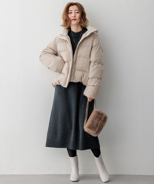 23区（ニジュウサンク） ニットワンピース 38 グレー レディース