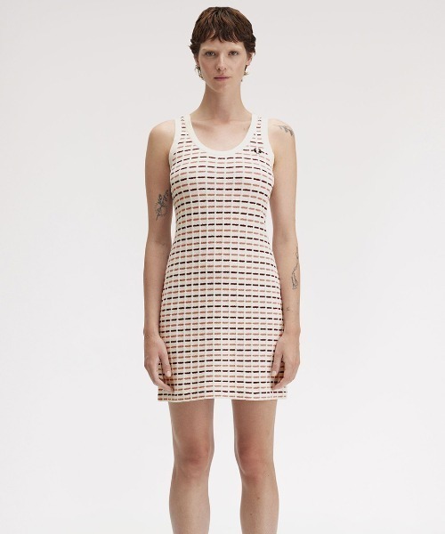 FRED PERRY（フレッドペリー） ワンピース Boucle Knitted Dress