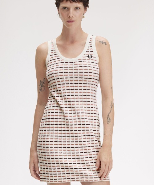 FRED PERRY（フレッドペリー） ワンピース Boucle Knitted Dress