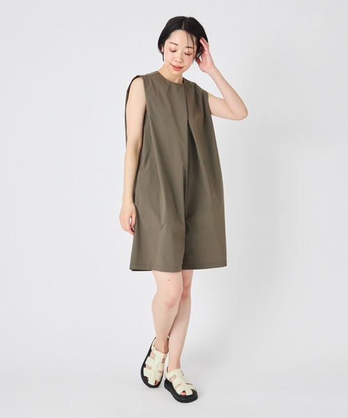 ever closet ブラック ノースリーブ オールインワン フリーサイズ ever closet（エバークローゼット） オールインワン ノースリーブ