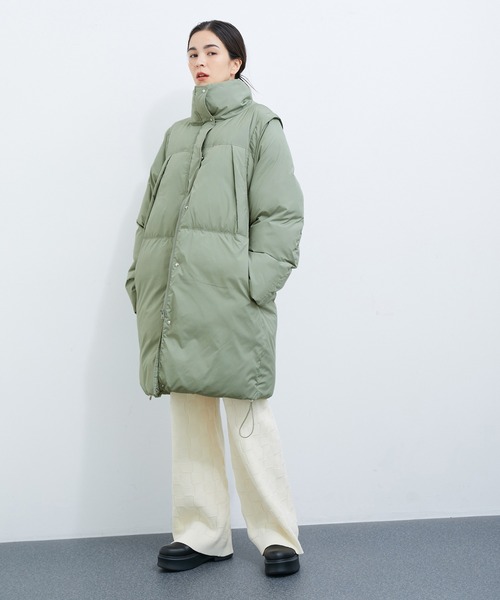 「LE CERCLE par rope'」 コート FREE カーキ レディース_画像2