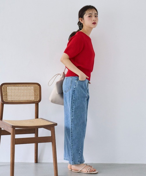 【新品未使用】rose bud カーブデニムパンツ ROSE BUD ジーンズ デニム デニムパンツ カーブデニムパンツ