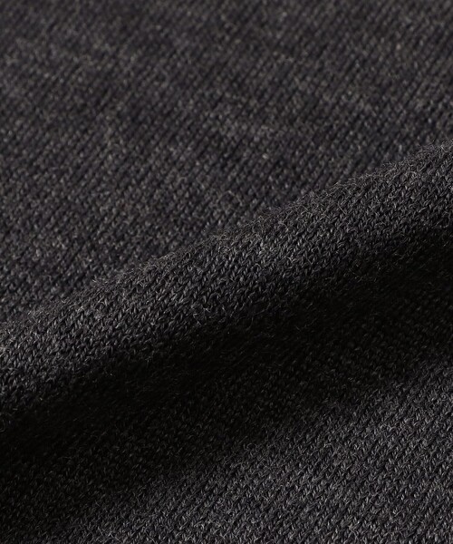 未使用品級 LORENZONI ウール100% セーター M ニット紺 伊 50 marble