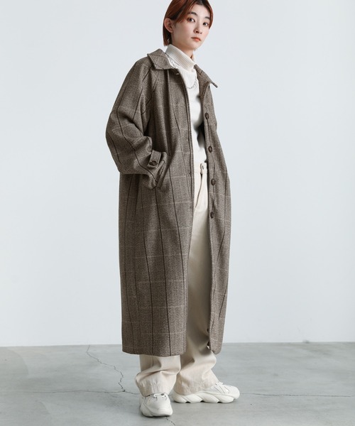 select MOCA（セレクトモカ） ステンカラーコート FREE ダークグレー