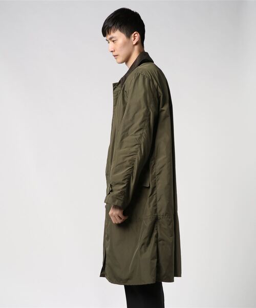 Barbour ネイビー ロングコート 36 Barbour（バブアー） ステンカラーコート 36 ブラウン レディース