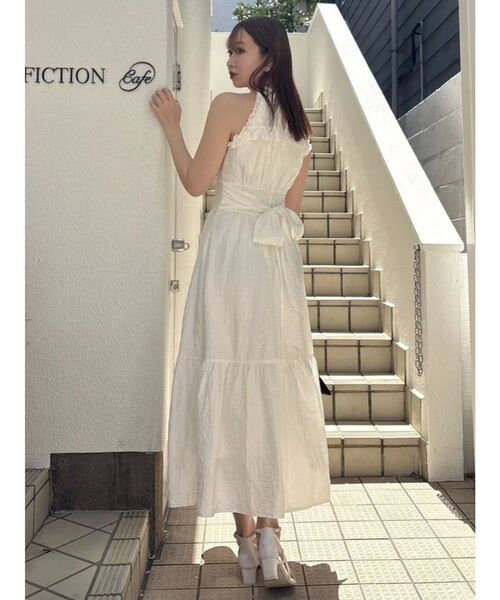 dazzlin 新作 セール中 アメスリフリルシェイプワンピース オフホワイト dazzlin 新作 セール中 アメスリフリルシェイプワンピース オフ